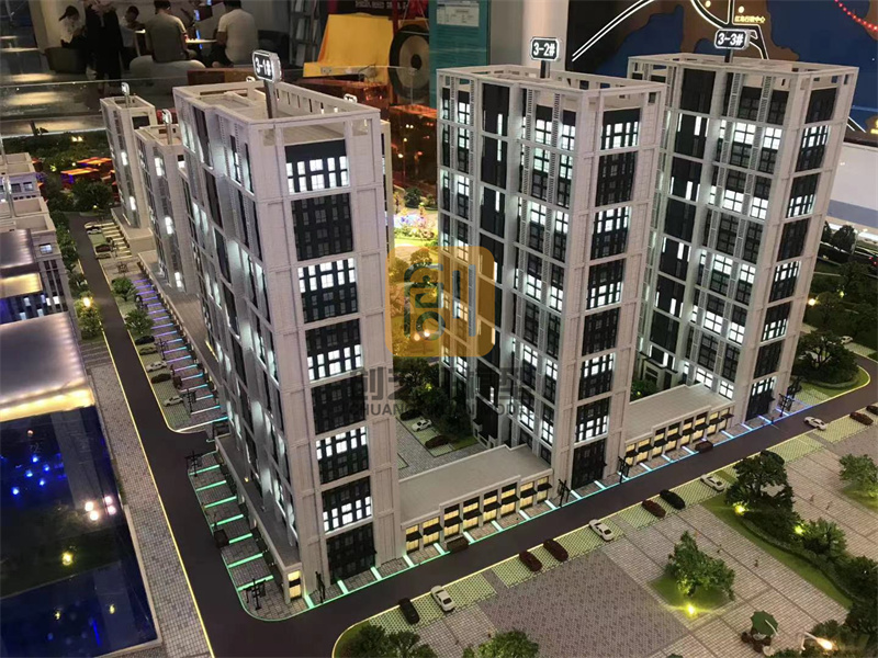 模型是用來展示建筑特點(diǎn)以及功能的